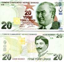 *20 lír Turecko 2009, P224a UNC - Kliknutím na obrázok zatvorte -